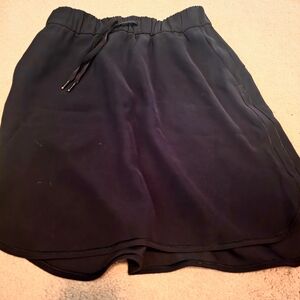 Lululemon Athletica Black Skirt with Drawstring